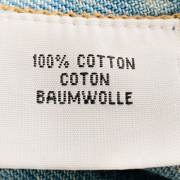 Les Rivales Lace Distressed Light Wash Denim Zip Up Jean Vest Size 40/US Size M - Picture 11 of 12